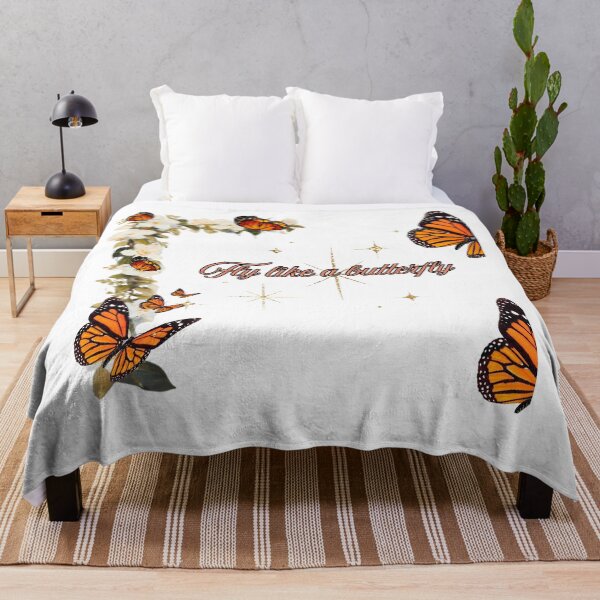 Item preview, Fly like a butterfly floral monarch butterfly design designed and sold by Hager-AboAllil.