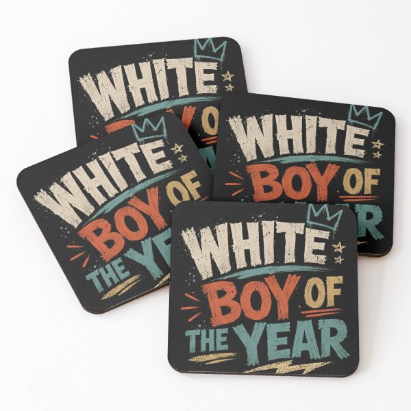 Item preview, White Boy Of The Year Funny Humor Recognition designed and sold by RetroMini2026.