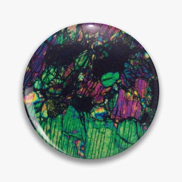 Item preview, Thin section geological photograph of Pyroxene Crystals designed and sold by MineralPhotos.