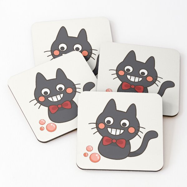 Item preview, Cute Hand Drawn Black Cat Spring Holiday designed and sold by Porpor Artwork.