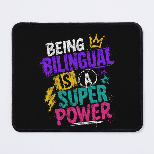 Item preview, Being Bilingual Is A Super Power Multilingual Speaker Language Learner designed and sold by RetroMini2026.