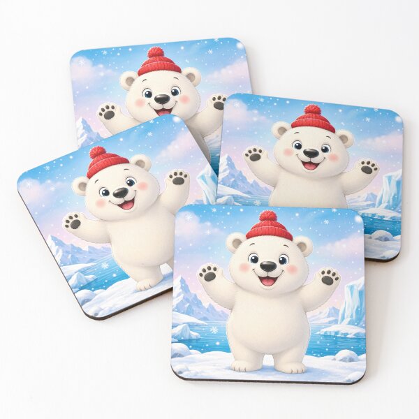 Item preview, Little Bear Note 揮舞雙 paws 的北極熊 designed and sold by LittleBearNote.