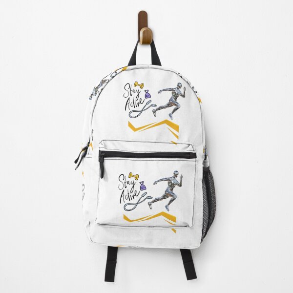Item preview, Stay Active Metallic Futuristic Robot Fitness Graphic designed and sold by KKCreationz.