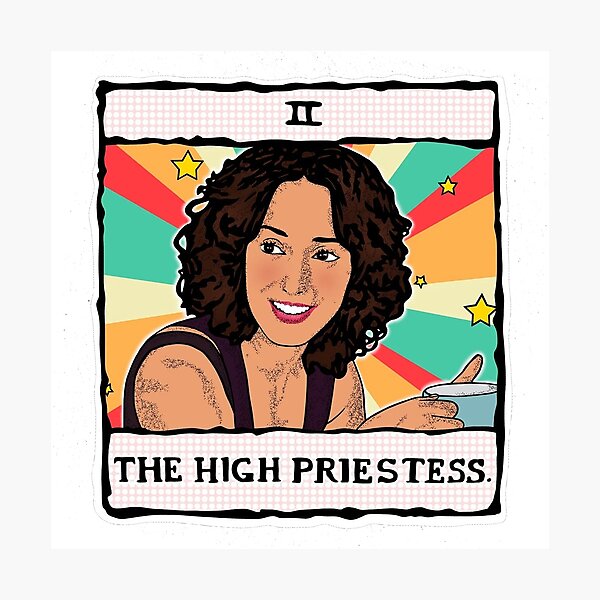 Item preview, The High Priestess designed and sold by alvadooley.