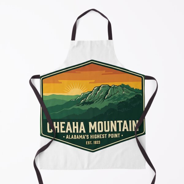 Item preview, Cheaha Mountain Alabama Highest Point Vintage Badge Sticker designed and sold by DetourDgn.
