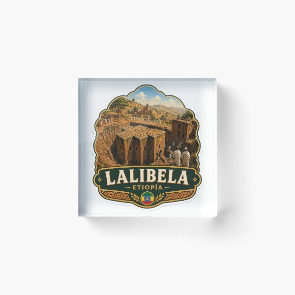 Item preview, Lalibela Ethiopia – Rock-Hewn Churches & African Heritage Travel Art designed and sold by ChicClicker.