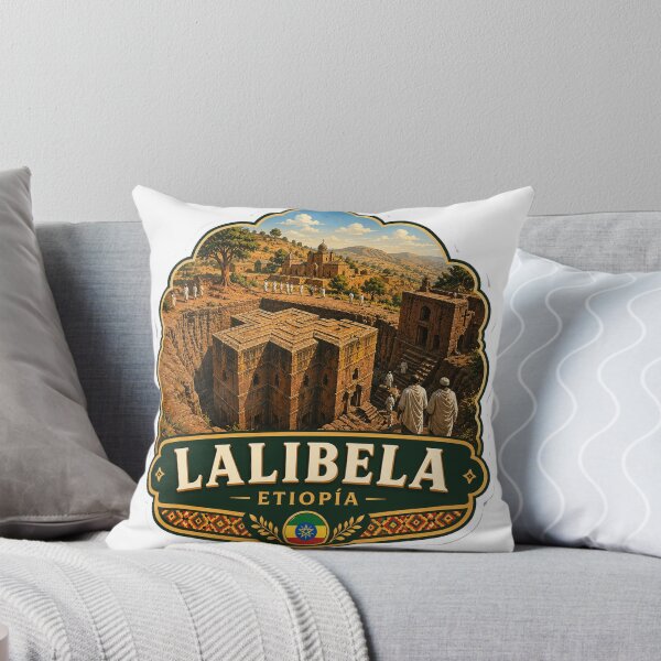 Item preview, Lalibela Ethiopia – Rock-Hewn Churches & African Heritage Travel Art designed and sold by ChicClicker.