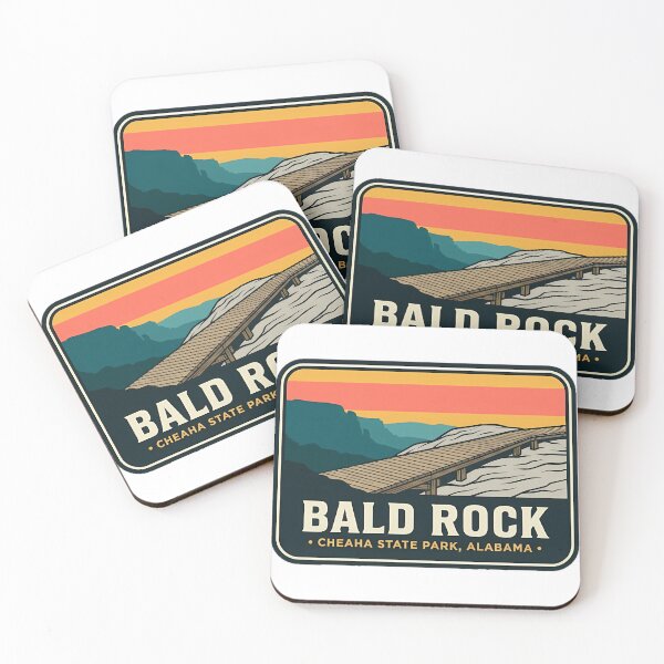 Item preview, Bald Rock Boardwalk Cheaha State Park Alabama Sticker designed and sold by DetourDgn.