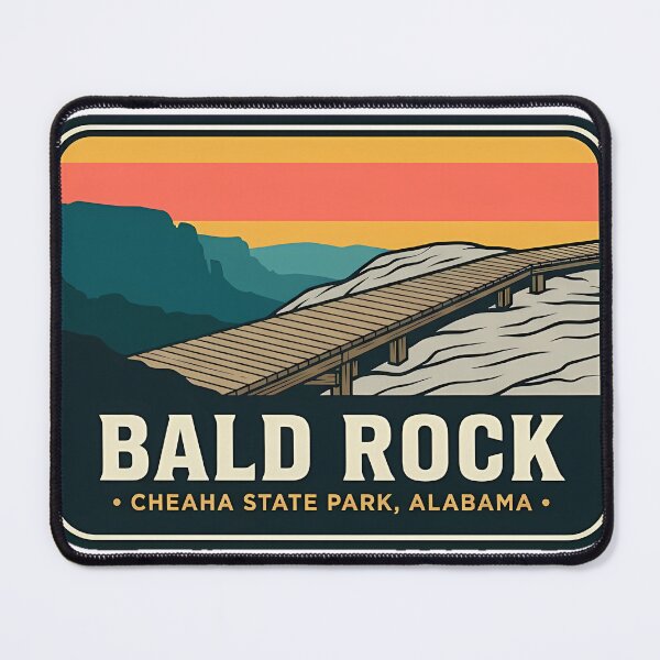 Item preview, Bald Rock Boardwalk Cheaha State Park Alabama Sticker designed and sold by DetourDgn.