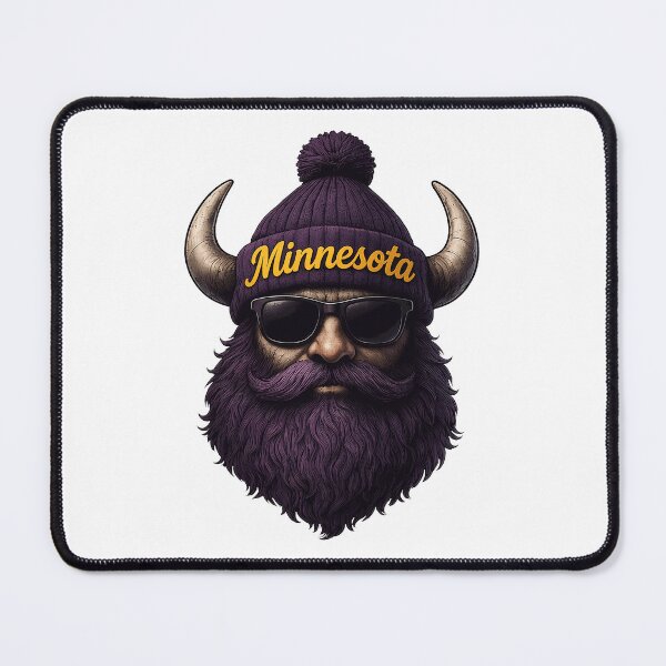 Item preview, Cool Minnesota Fan Beard Beanie Design designed and sold by RevisEllana.