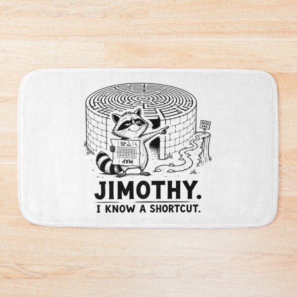 Item preview, Jimothy I Know a Shortcut Funny Raccoon designed and sold by Cavalier-org.