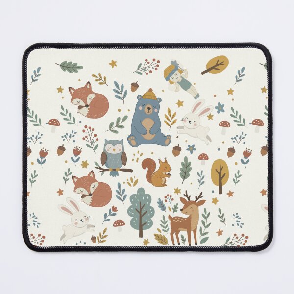 Item preview, Enchanted Autumn Woodland – Cute Forest Animals designed and sold by Keddmia.