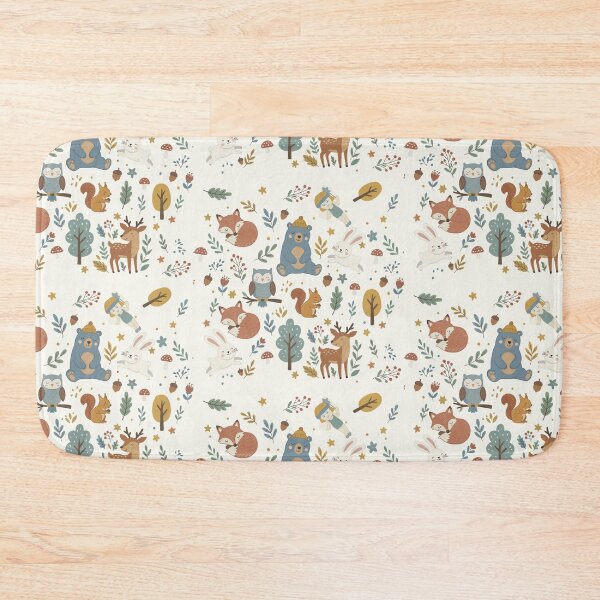 Item preview, Enchanted Autumn Woodland – Cute Forest Animals designed and sold by Keddmia.