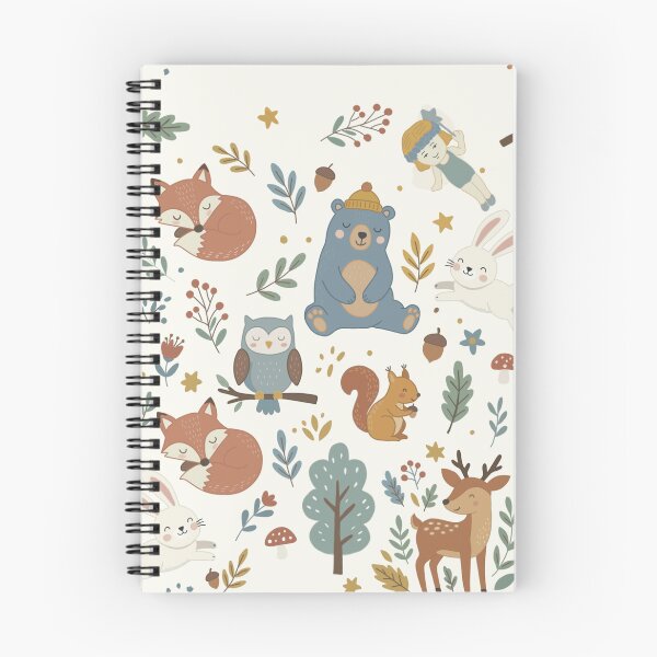 Item preview, Enchanted Autumn Woodland – Cute Forest Animals designed and sold by Keddmia.