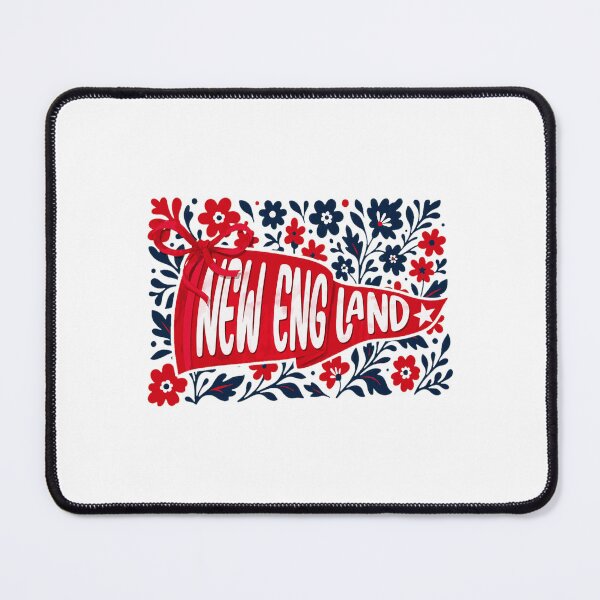 Item preview, New England Floral Pennant Graphic designed and sold by PettetLal1995.