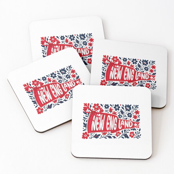 Item preview, New England Floral Pennant Graphic designed and sold by PettetLal1995.