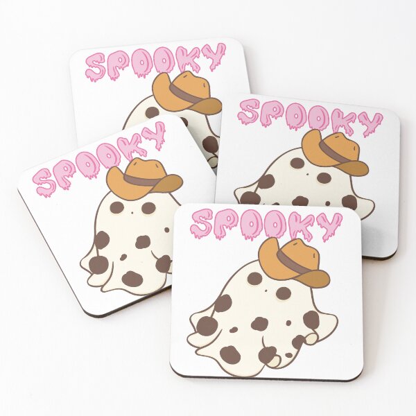 Item preview, Spooky Cowgirl Ghost with Brown Spots designed and sold by     Sela Art .