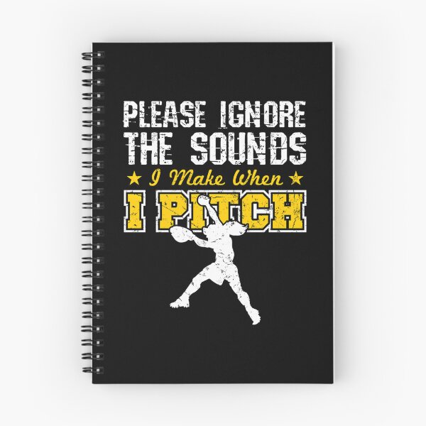 Item preview, Softball Pitcher Funny Grunt Please Ignore The Sounds I Make When I Pitch designed and sold by ilyana-walz.