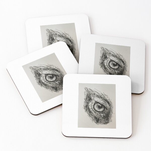 Item preview, Eye Black Fountain Pen and Ink Artwork designed and sold by vivtraskhall.