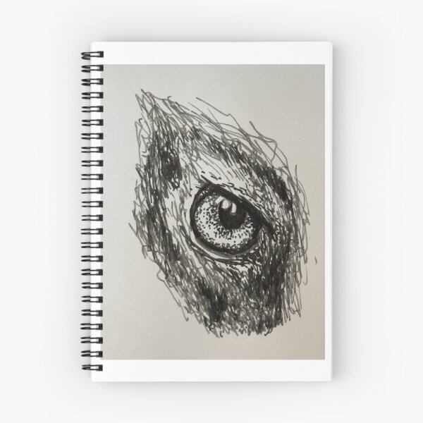 Item preview, Eye Black Fountain Pen and Ink Artwork designed and sold by vivtraskhall.