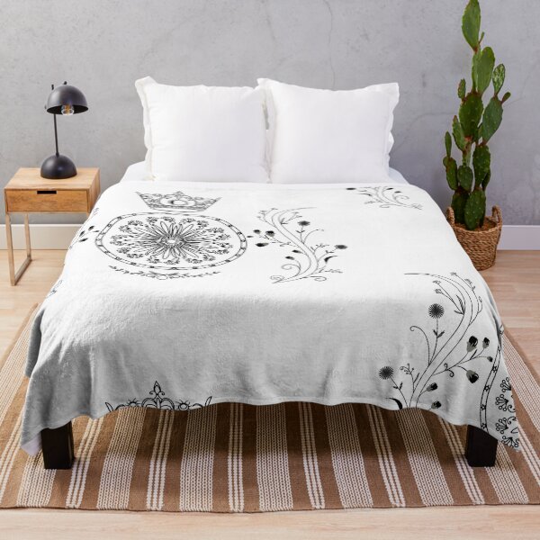 Item preview, Ornate Crown Mandala Floral Line Art designed and sold by ArtBySaMandala.
