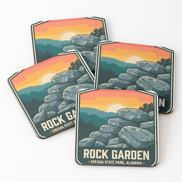 Item preview, Rock Garden Cheaha State Park Alabama Boulders Sticker designed and sold by DetourDgn.