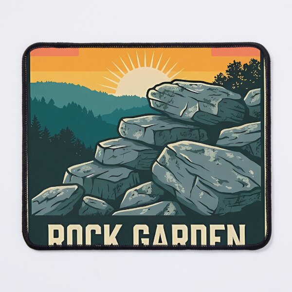 Item preview, Rock Garden Cheaha State Park Alabama Boulders Sticker designed and sold by DetourDgn.