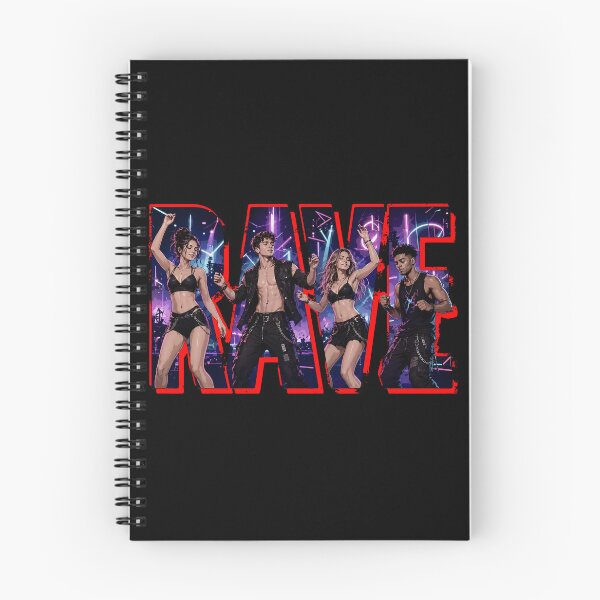 Item preview, Rave Synthwave Cyberpunk Festival Typography Art designed and sold by Edwere.
