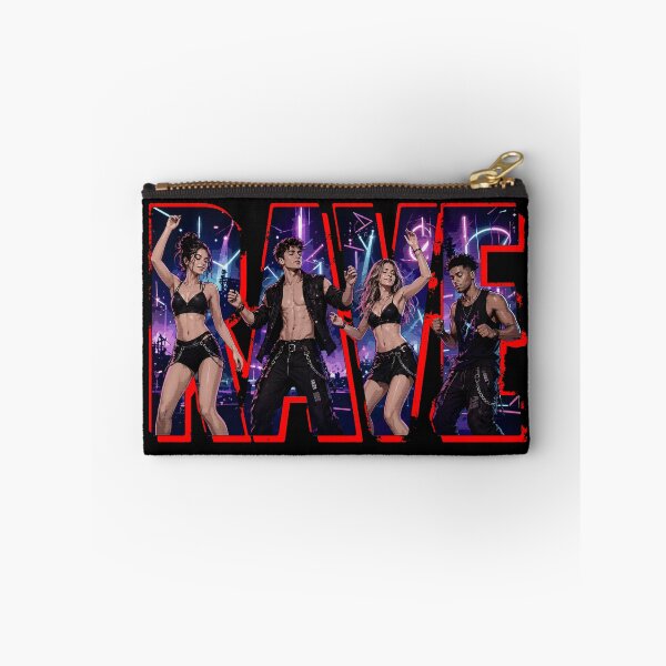 Item preview, Rave Synthwave Cyberpunk Festival Typography Art designed and sold by Edwere.