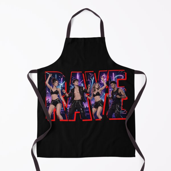 Item preview, Rave Synthwave Cyberpunk Festival Typography Art designed and sold by Edwere.