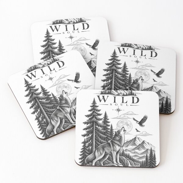 Item preview, Wild Soul Wolf Wilderness designed and sold by CodePaws Creations.