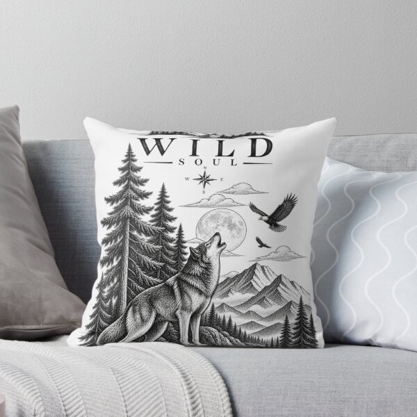 Item preview, Wild Soul Wolf Wilderness designed and sold by CodePaws Creations.