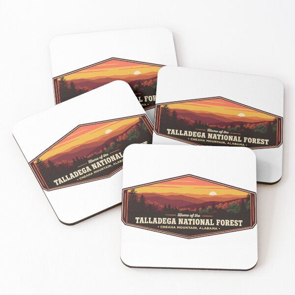 Item preview, Talladega National Forest Autumn Ridgeline Alabama Sticker designed and sold by DetourDgn.