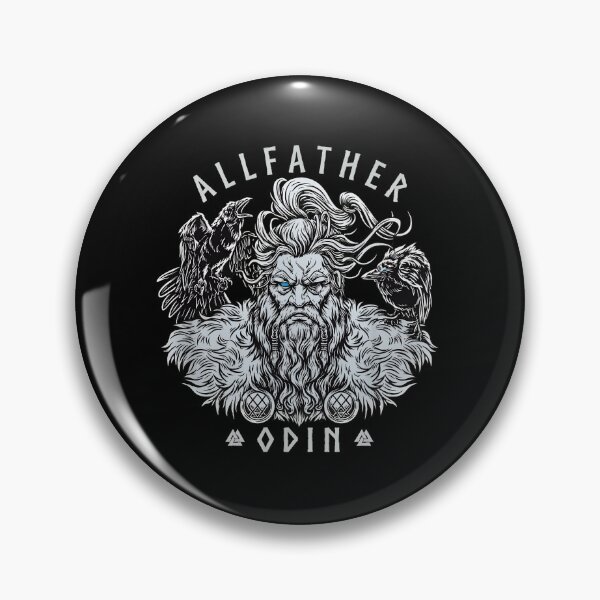 Item preview, Allfather Odin Norse Mythology Ravens Viking Artwork designed and sold by KeylaFloyd.