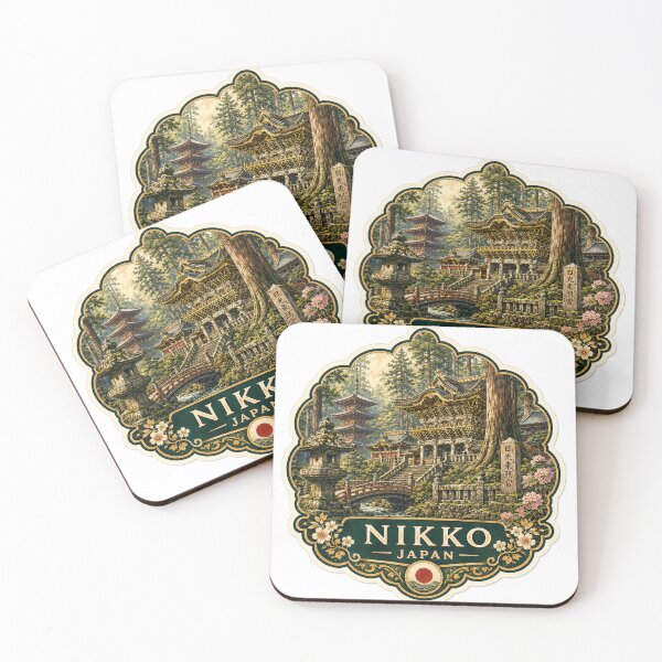 Item preview, Nikko Japan – Toshogu Shrine, Sacred Forest & Temple Travel Art designed and sold by ChicClicker.