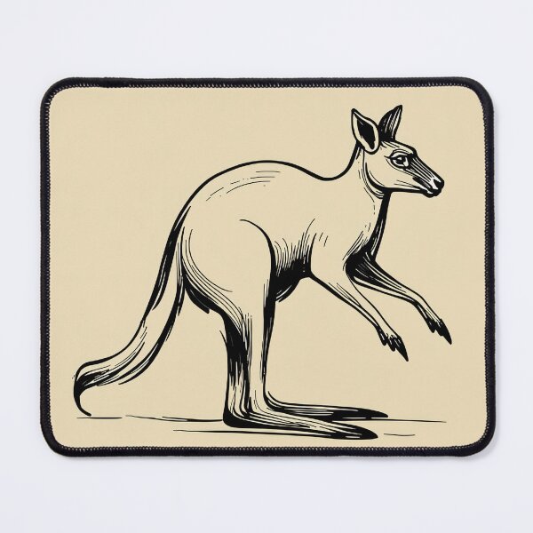 Item preview, Australia Kangaroo, Always Hopping Decor designed and sold by MarkedArtPrints.