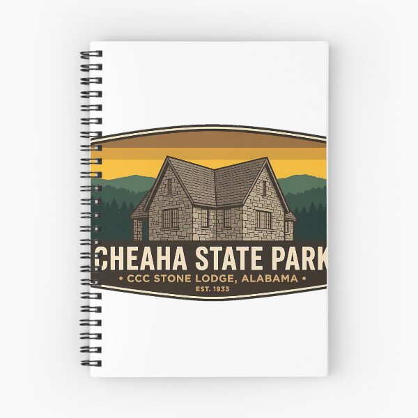 Item preview, Cheaha State Park CCC Stone Lodge Alabama Vintage Sticker designed and sold by DetourDgn.