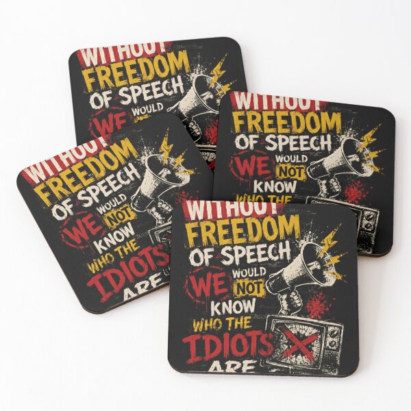 Item preview, Without Freedom Of Speech We Would Not Know Who The Idiots Are Free Speech Advocate Political Commentary designed and sold by RetroMini2026.