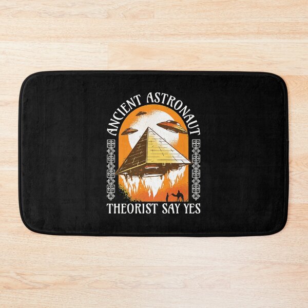 Item preview, Ancient Astronaut Theorist Yes Pyramid UFO Art designed and sold by AaronMathews.