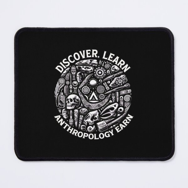 Item preview, Anthropology Discover Learn Earn Circle Emblem Art designed and sold by CaleHowell.