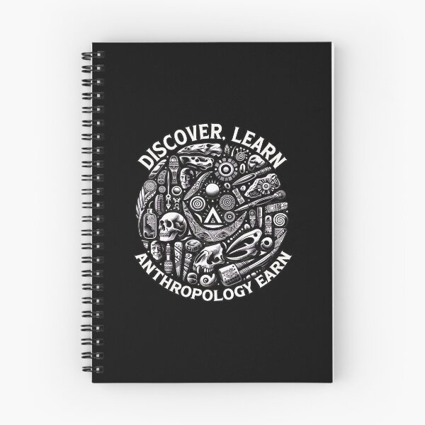 Item preview, Anthropology Discover Learn Earn Circle Emblem Art designed and sold by CaleHowell.