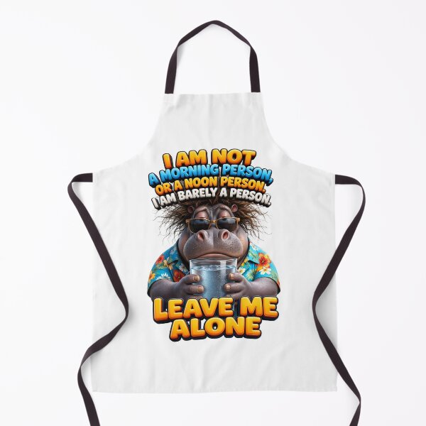 Item preview, I Am Not A Morning Person Or A Noon Person I Am Barely A Person Hippo designed and sold by Sovereign Supply Co..