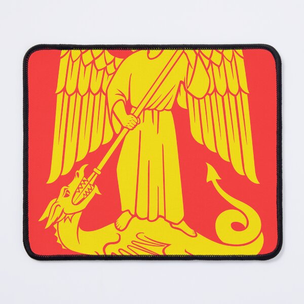 Item preview, Kirkwall Coat of Arms - Saint Michael and the Dragon Heraldry Design designed and sold by Heraldry design.