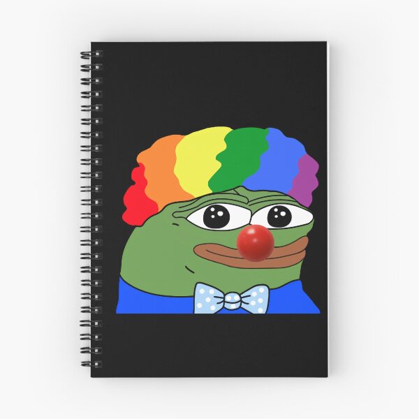 Item preview, clown frog designed and sold by ameliaablossom.