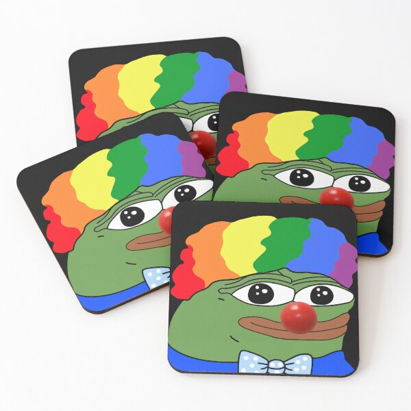 Item preview, clown frog designed and sold by ameliaablossom.