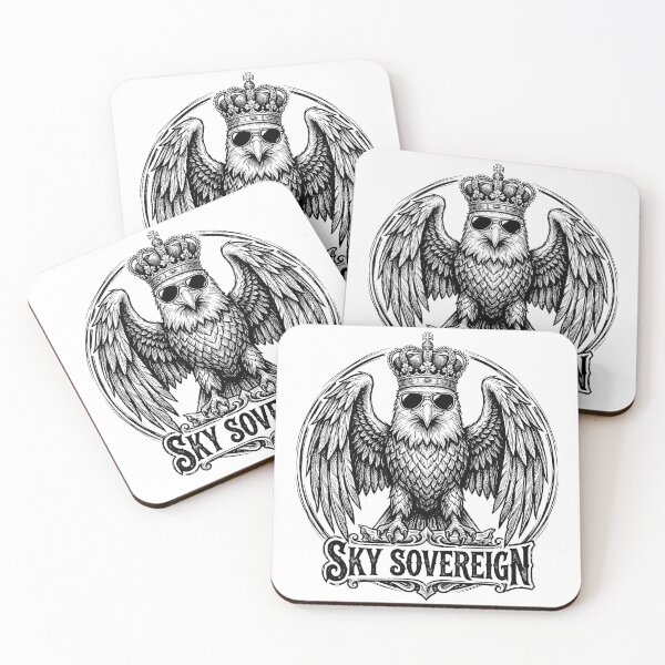Item preview, Sky Sovereign Eagle King – Crowned Eagle Aviator Vintage Graphic designed and sold by CoreThread..