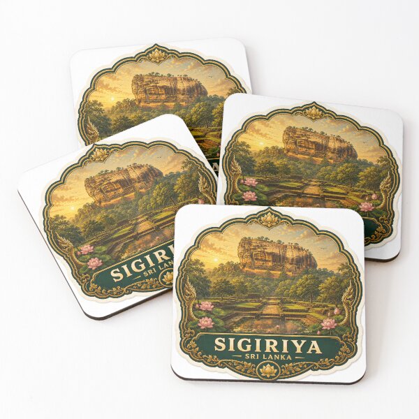 Item preview, Sigiriya Sri Lanka – Lion Rock, Ancient Fortress & Vintage Travel Art designed and sold by ChicClicker.