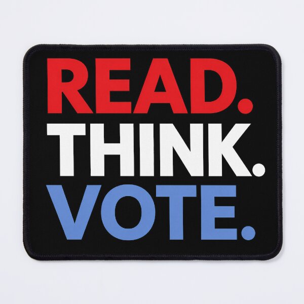 Item preview, Read Think Vote, Political designed and sold by Verominunus.