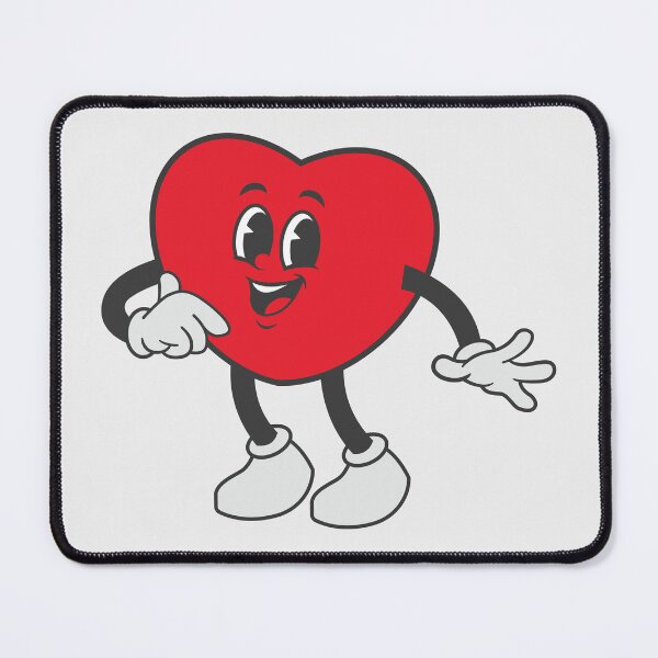 Item preview, Retro Heart Cartoon Character with Smile. Cute Heart Vintage Comic Style. designed and sold by thailerd.