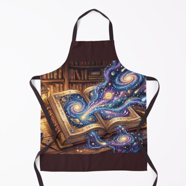 Item preview, Cosmic Grimoire | Open Book Releasing Galaxy and Universe Art designed and sold by SebastianSpace.